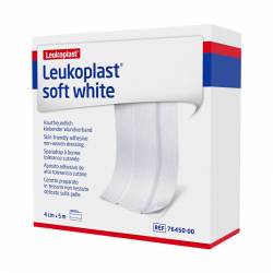 Leukoplast Soft White tejido no tejido 6cm x 5m