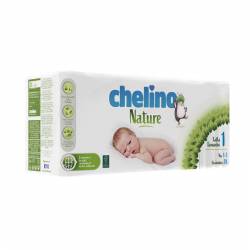 Pañal bebe Chelino Nature Talla 1 1-3Kg 28 unidades