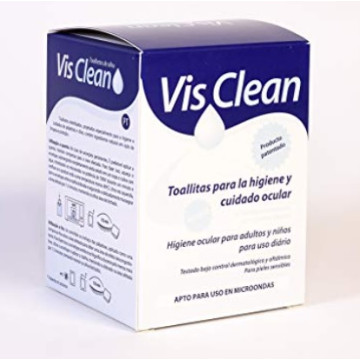 Visclean Toallita higiene y cuidado ocular 20 unidades
