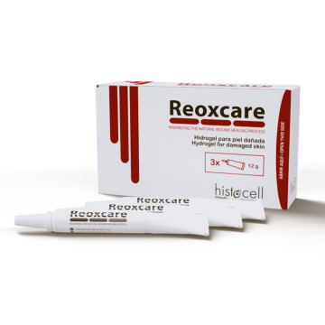 Hidrogel estéril para tratamiento de piel dañada REOXCARE Caja 3 envases 12 gramos