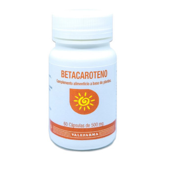 Betacaroteno Valefarma 60 capsulas 500 mg