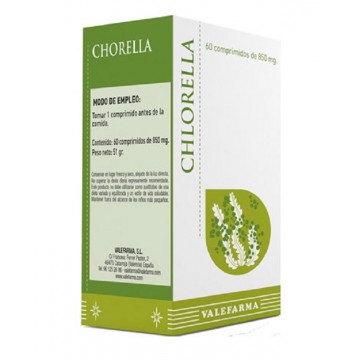 Chlorella Valefarma 60 comprimidos 850mg