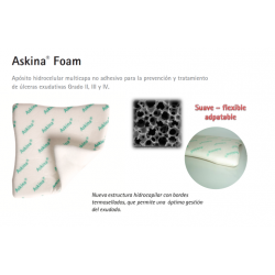 Características Askina Foam hidrocelular multicapa