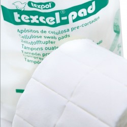 Apósitos de celulosa precortada 4x5 cm Texcel-Pad