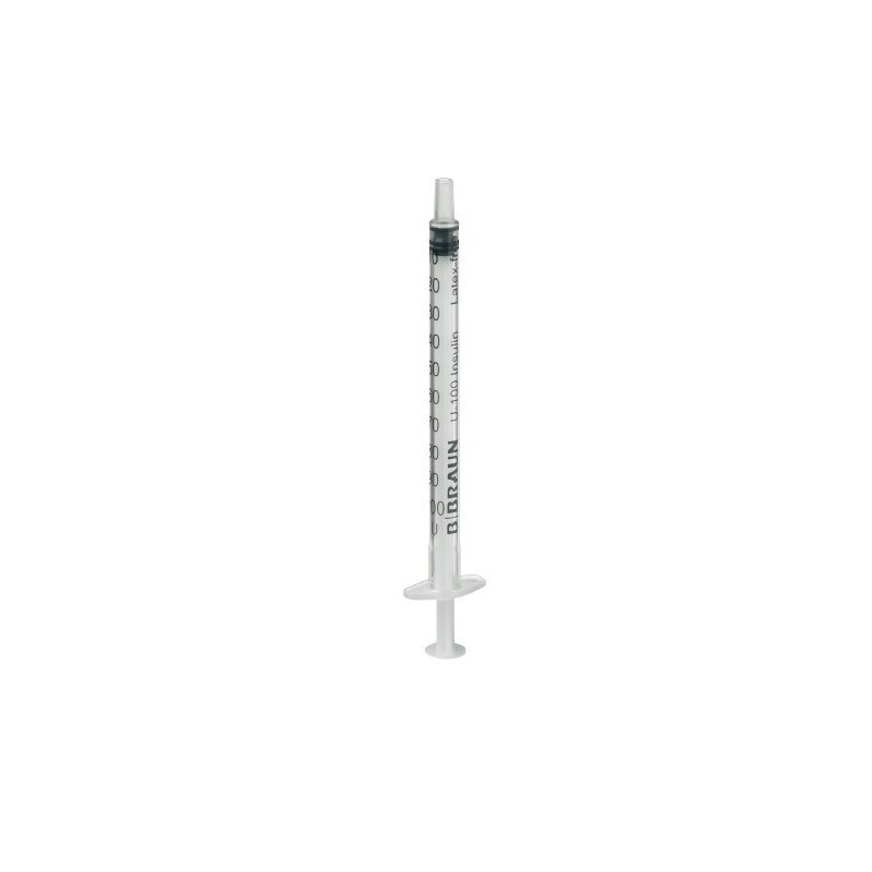 Omnifix jeringa insulina 1 ml 100 UI sin aguja