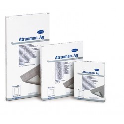 Apósito antimicrobiano con plata Atrauman Ag caja de 10 unidades