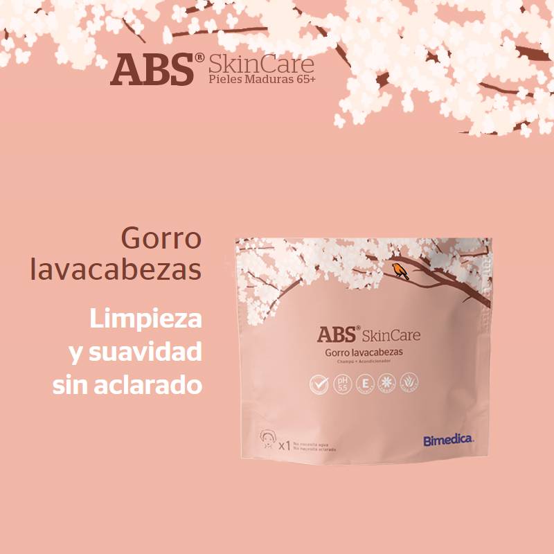 Gorro lavacabezas ABS SkinCare - Presentación de producto