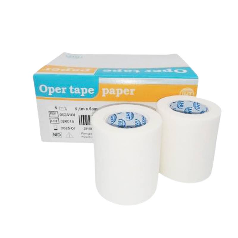 Esparadrapo de TNT microporoso Oper Tape Paper 5cm x 9,1m Caja 6 unidades
