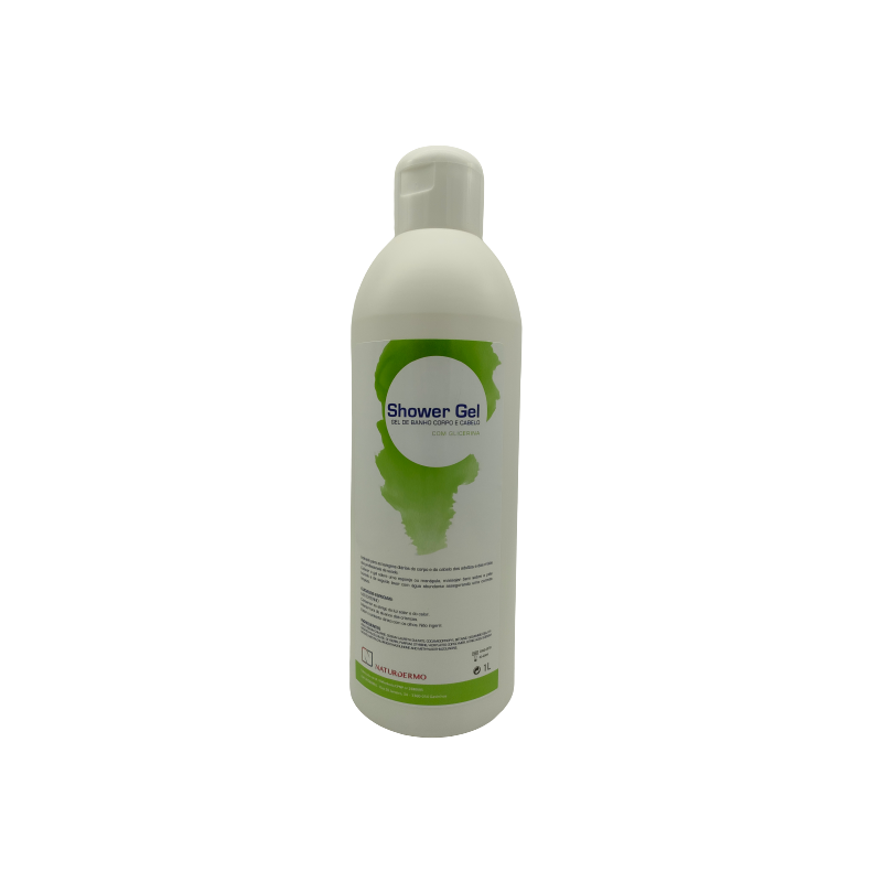 Gel-champú de baño para cuerpo y cabello Naturdermo 1 litro