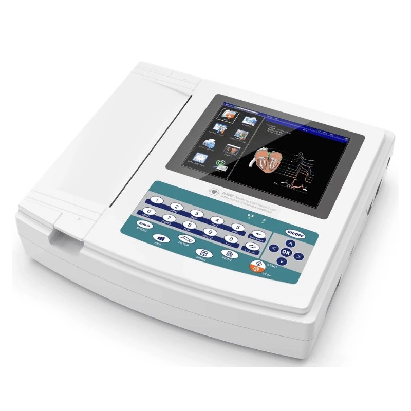 Electrocardiógrafo ECG 12 canales con interpretación
