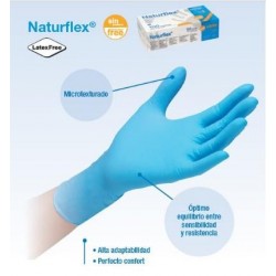 guantes nitrilo s/p NATURFLEX