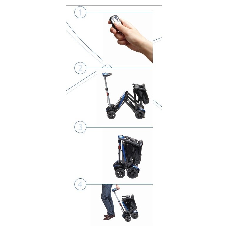 forma de plegar la scooter Apex Transformer