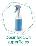 Desinfección superficies
