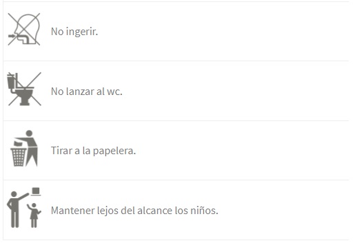 Advertencias uso esponjas jabonosas